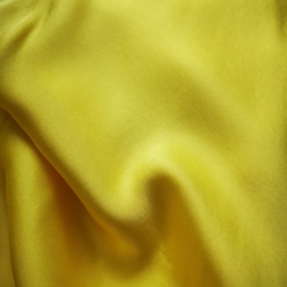 NEW L'agence Buttercup Yellow V-Neck Lorraine Trapeze Midi Slip Dress XS Summer - Picture 8 of 12